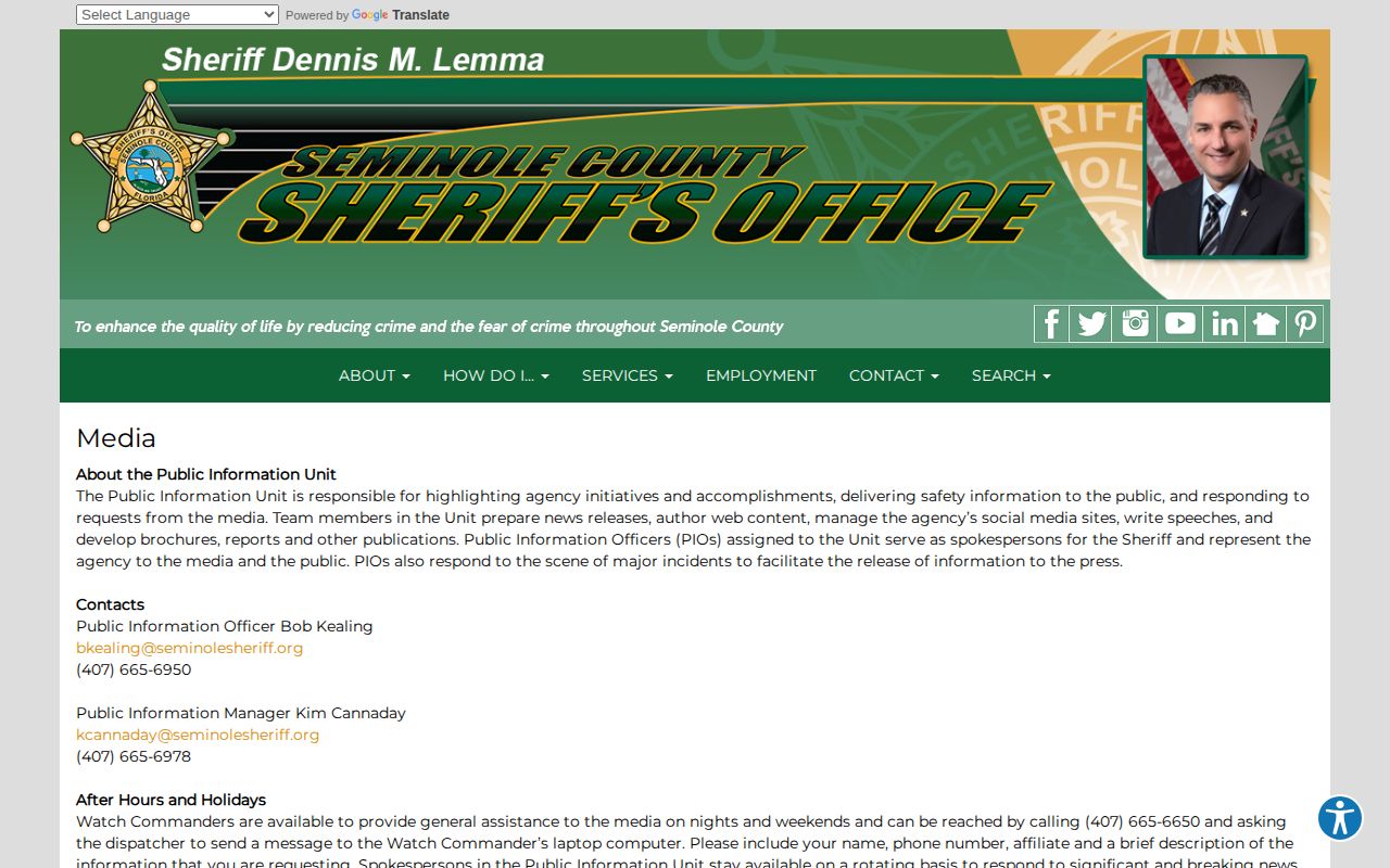 Seminole County released inmate mugshot request policy
