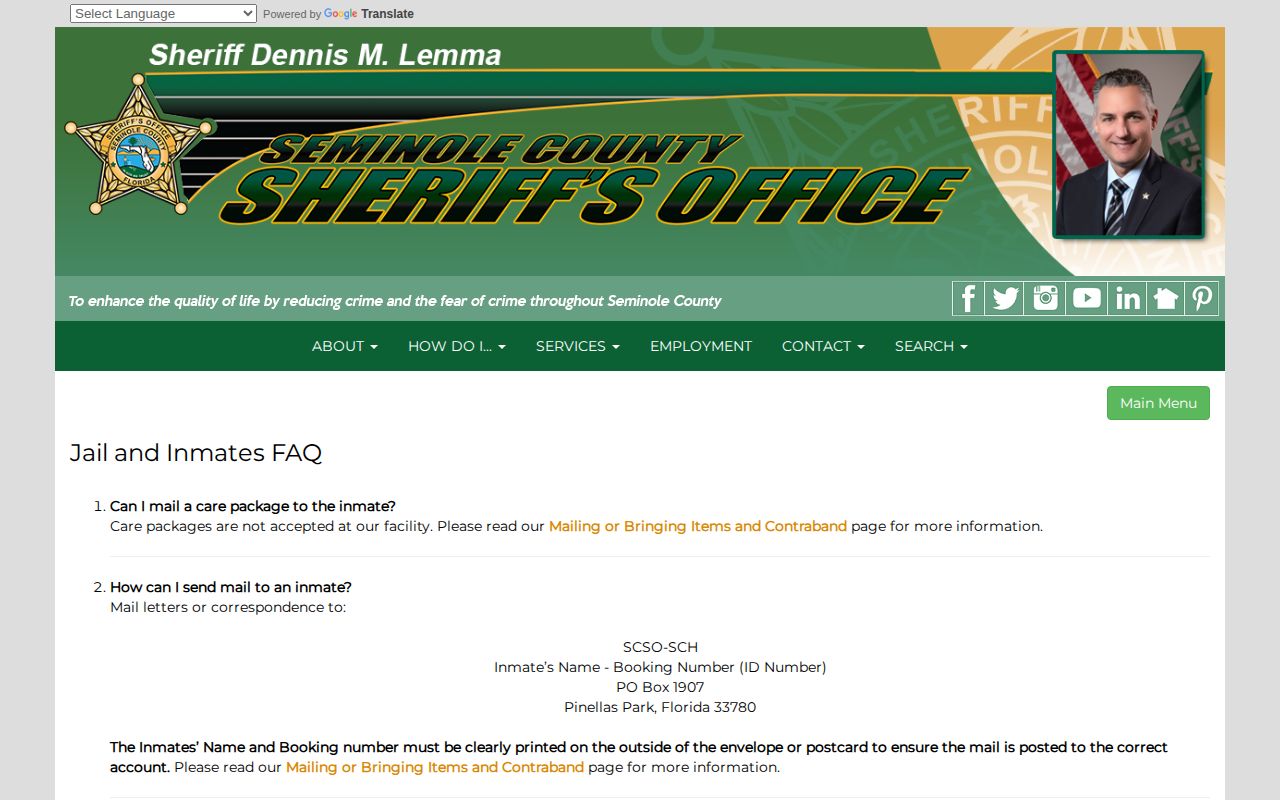 John E. Polk Seminole County inmate release processing timing